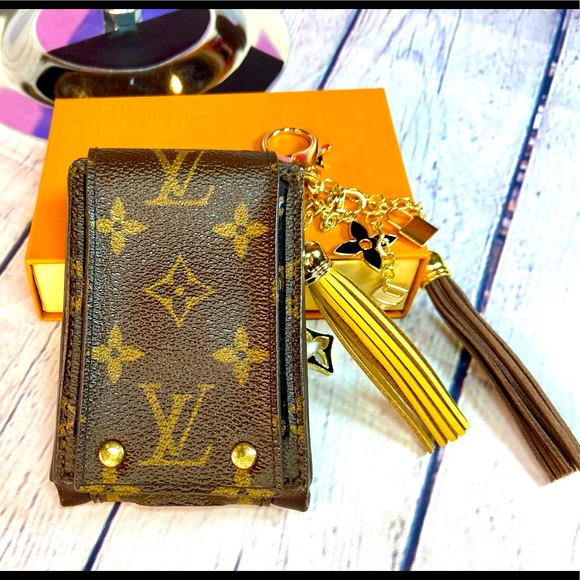 Louis Vuitton Accessories - Louis Vuitton Key Cles card holder pouch keychain converted from an iPod case